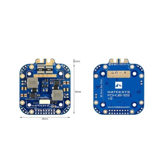 Original Matek System XCLASS PDB FCHUB-12S V2 Board 12V Output 440A Current Sensor 3-12S for RC FPV Quadcopter Multicopter
